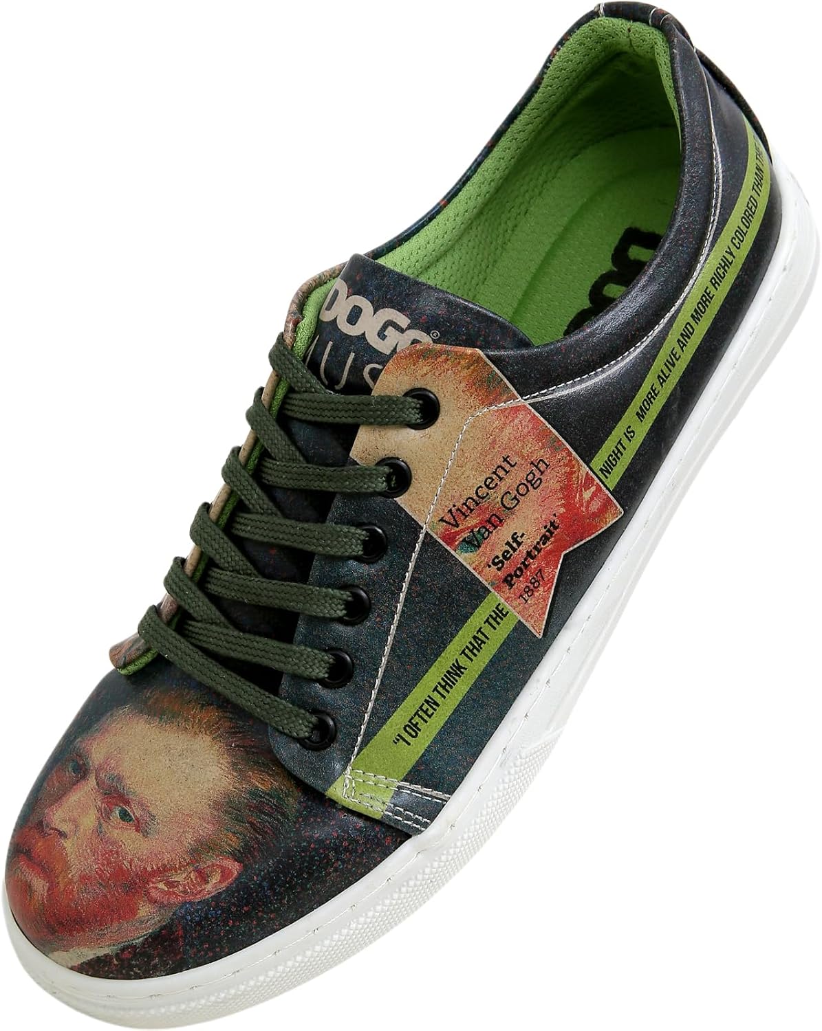 DOGO Vegan Leather Sneakers for Women - Handmade and Unique Fashion Sneakers for Women