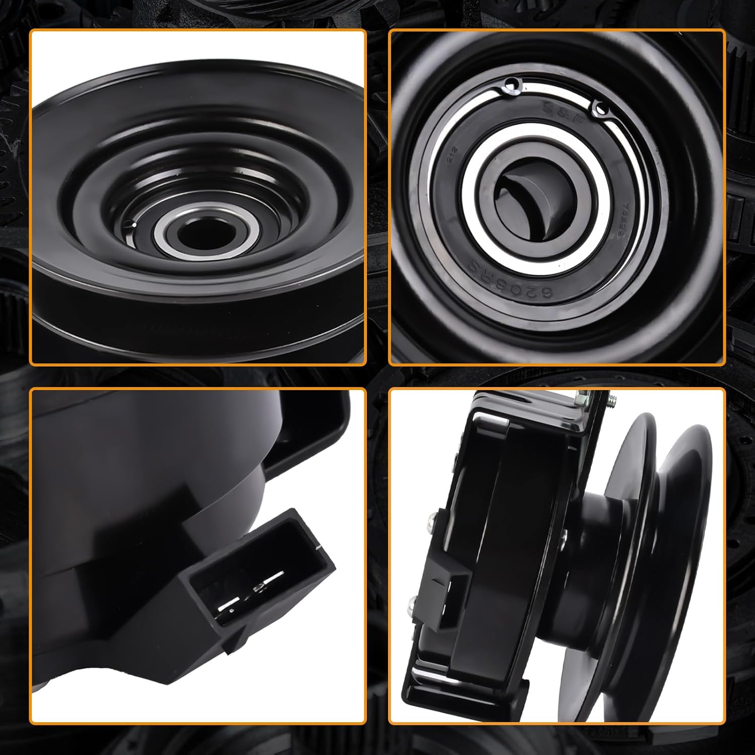 070-0055-00 Electric PTO Clutch with Wire Harness Compatible with Bad Boy 2017-2023 MZ Magnum, 2020-2023 ZT Avenger Models Replaces 070005500