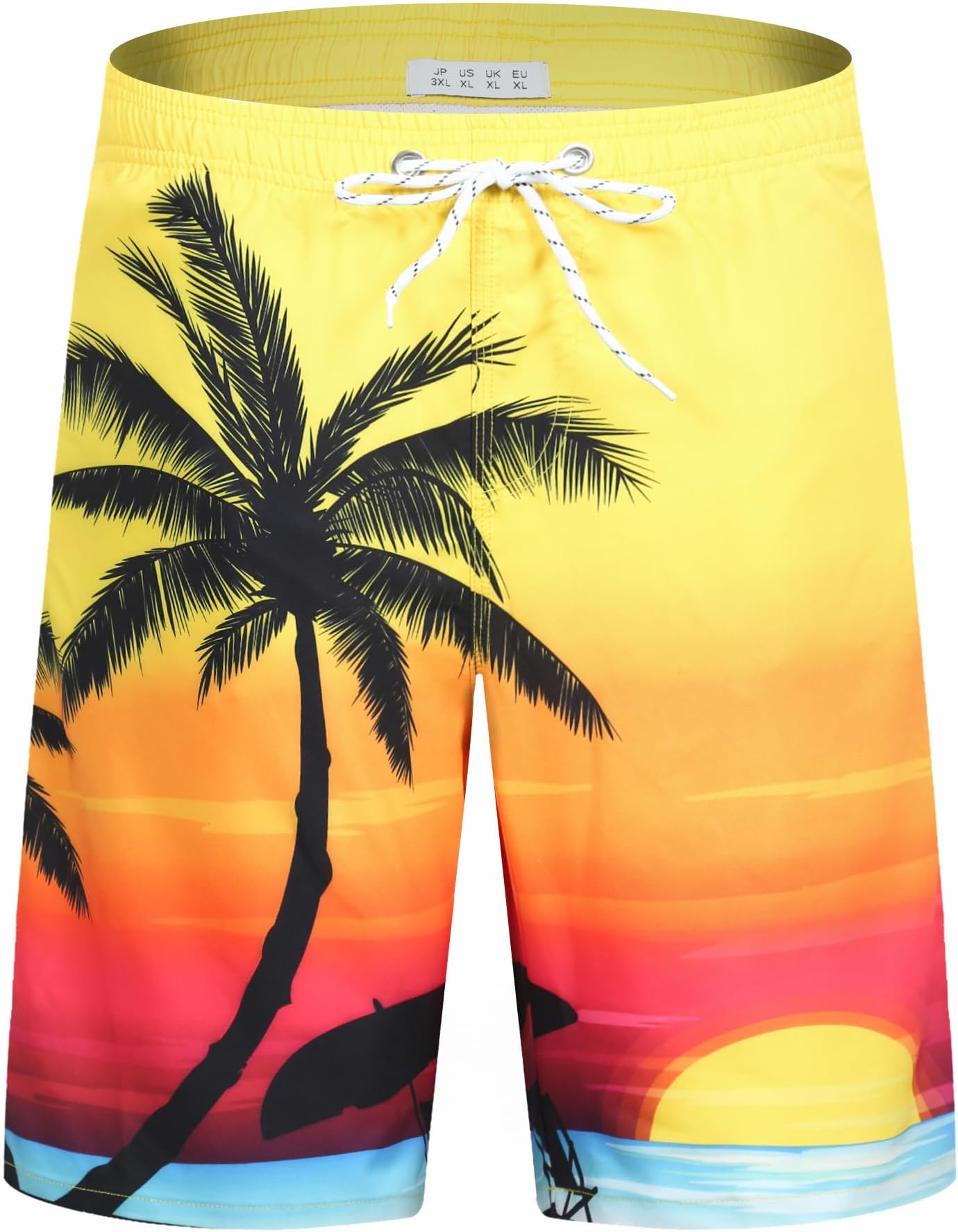 Men's Swim Trunks 9" Quick Dry Bathing Suit Big & Tall Beach Swimsuits