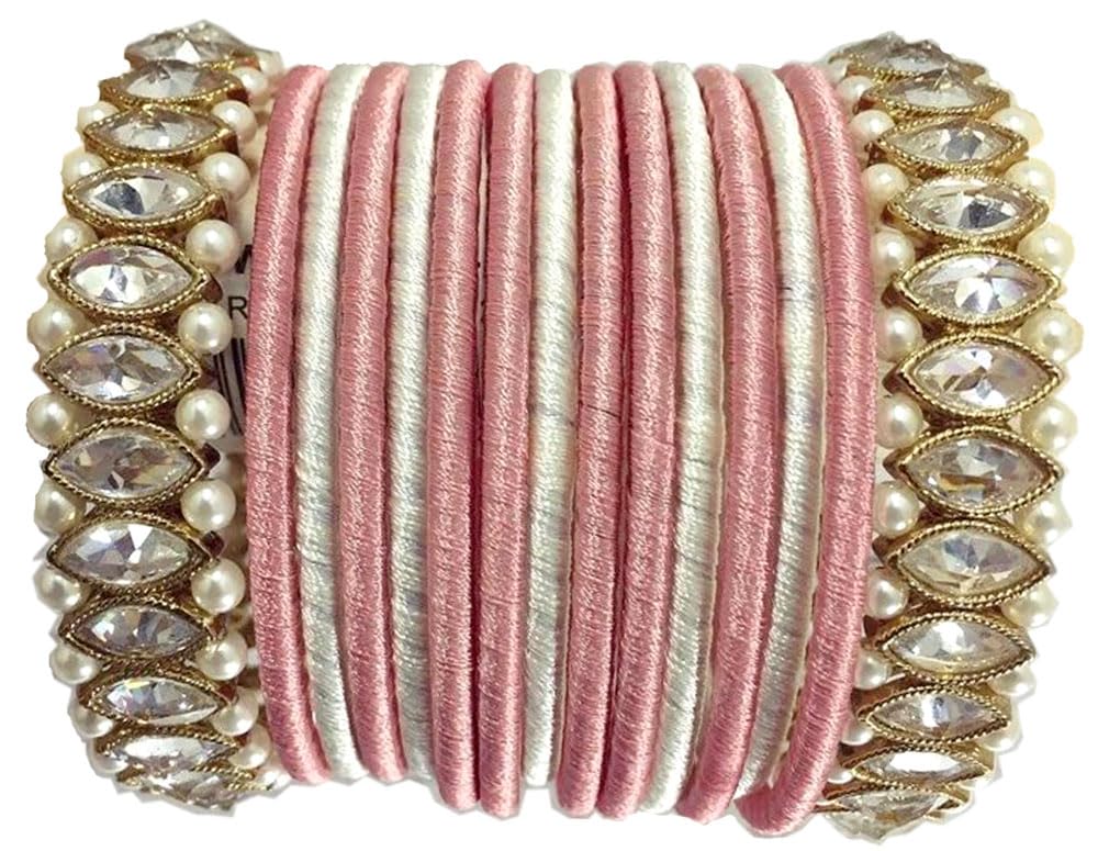 See full amazon price history chart for Neta Jewels Silk thread bangles kundan banglesBaby Pink and white colour for use women/girls (2-8) Neta Jewels Silk thread bangles kundan banglesBaby Pink and white colour for use women/girls (2-8) (B0CG9656FZ) Amazon Price History, Amazon Price Tracker