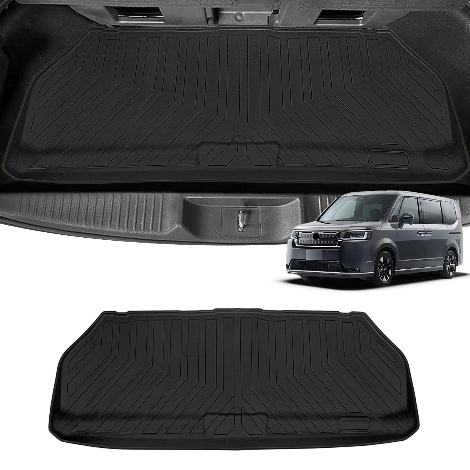 Amazon | 新型 ステップワゴン RP6/7/8 ラゲッジマット 車種専用設計 