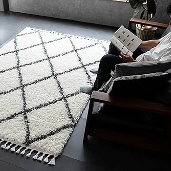 Amazon | サヤンサヤン 北欧 ベニワレン 風 ラグ ゼフィール