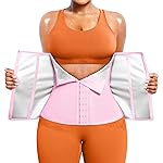 TrainingGirl Waist Trainer for Women Lower Belly Waist Trimmer Corset Tummy Wrap Workout Sweat Band Belt Sports Sauna Suit