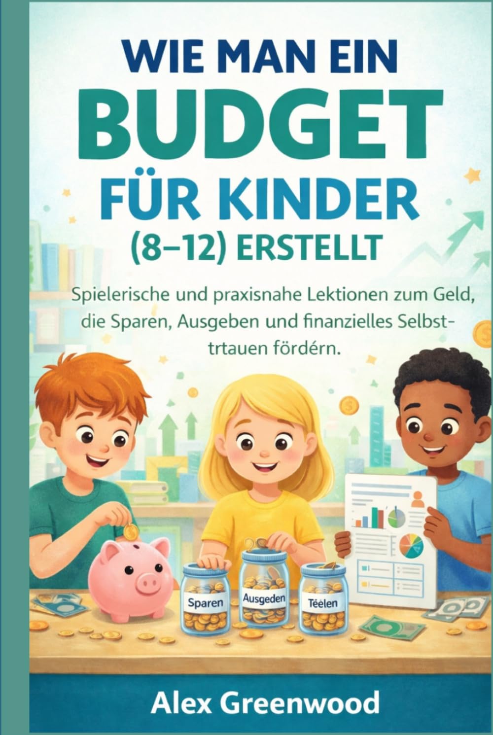 WIE MAN EIN BUDGET FÜR KINDER (8–12) ERSTELLT: Spielerische und praxisnahe Lektionen zum Geld, die Sparen, Ausgeben und finanzielles Selbstvertrauen fördern.