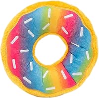 Vista 2 de ZippyPaws - Mini Donutz - Juguete de peluche chirriante sin relleno para perros - Arándano