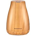 InnoGear Essential Oil Diffuser, Ultrasonic Diffusers for Home Aromatherapy Humidifier for Bedroom Room 7 Colors LED 2 Mist Mode Auto Off, Yellow