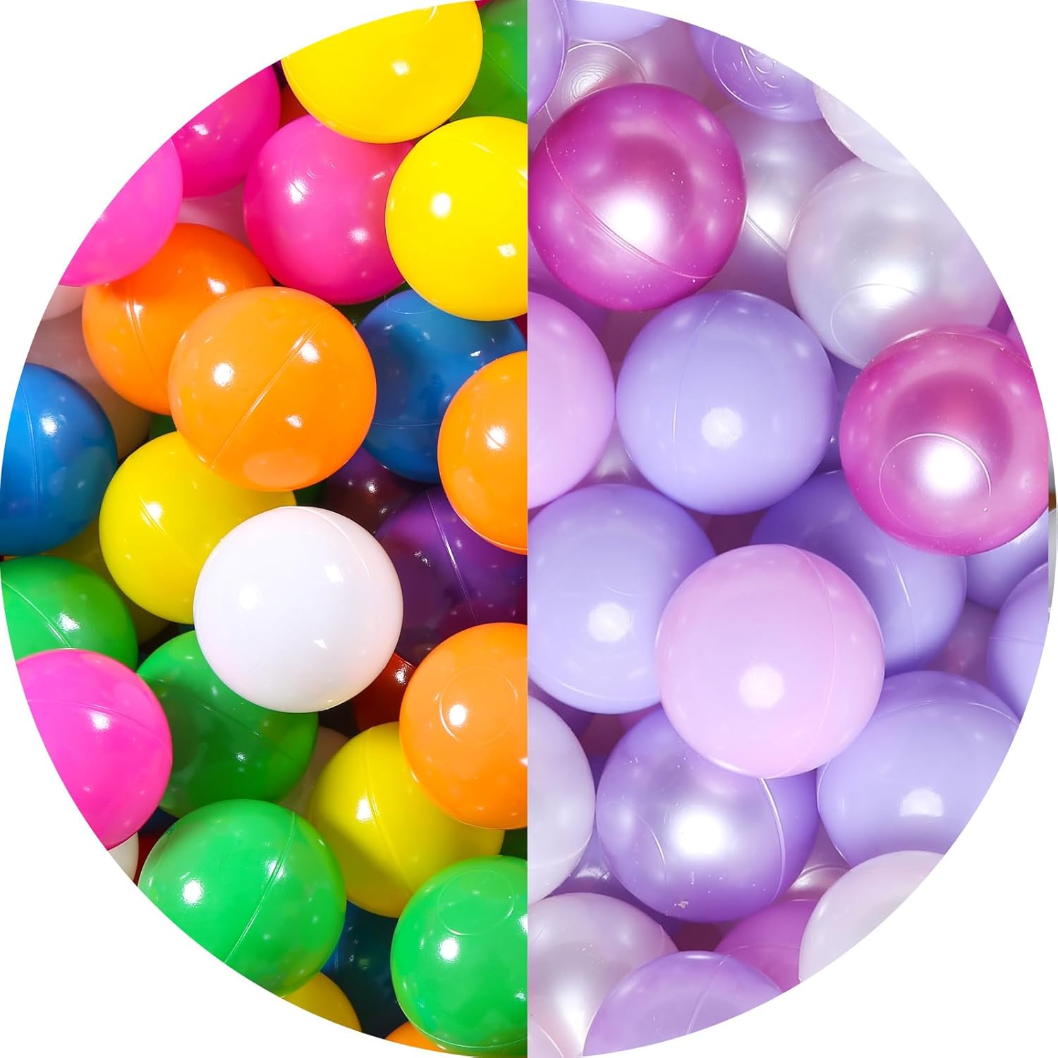 GOGOSO 200pcs Pit Balls Purple Balls