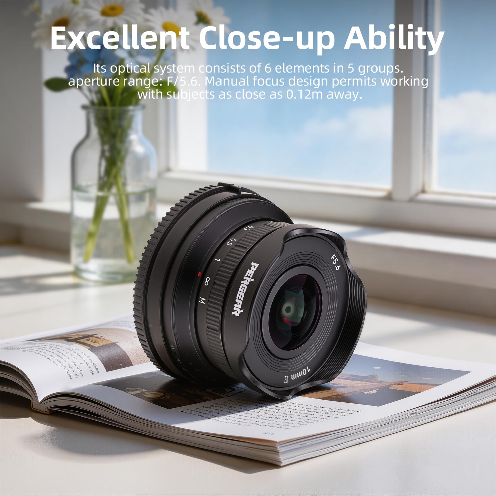 Amazon.co.jp: Pergear 10mm F5.6 II マイクロフォーサーズ パンケーキ