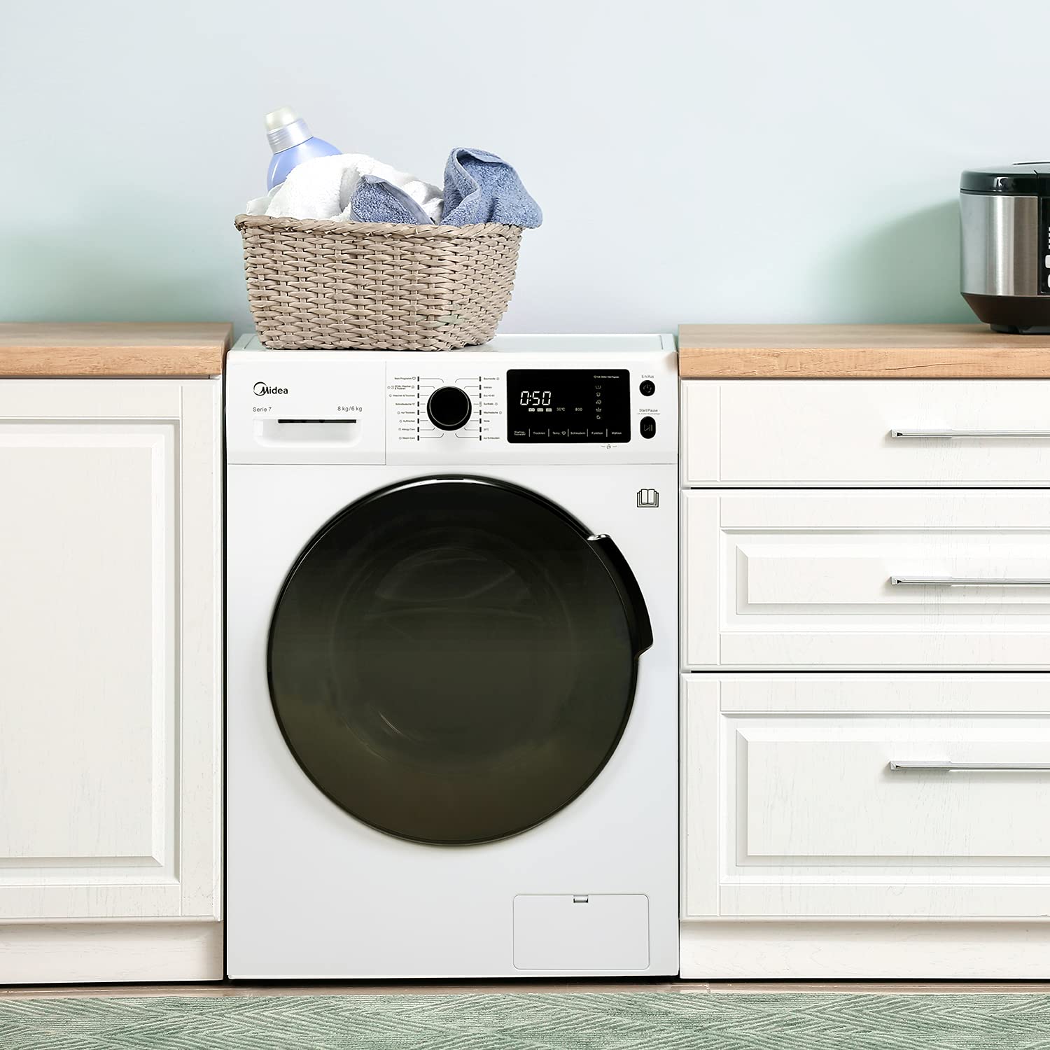 Midea Waschtrockner WT 7.860 iN 8kg 6kg 1500 U/min Energieeffizienzklasse E
