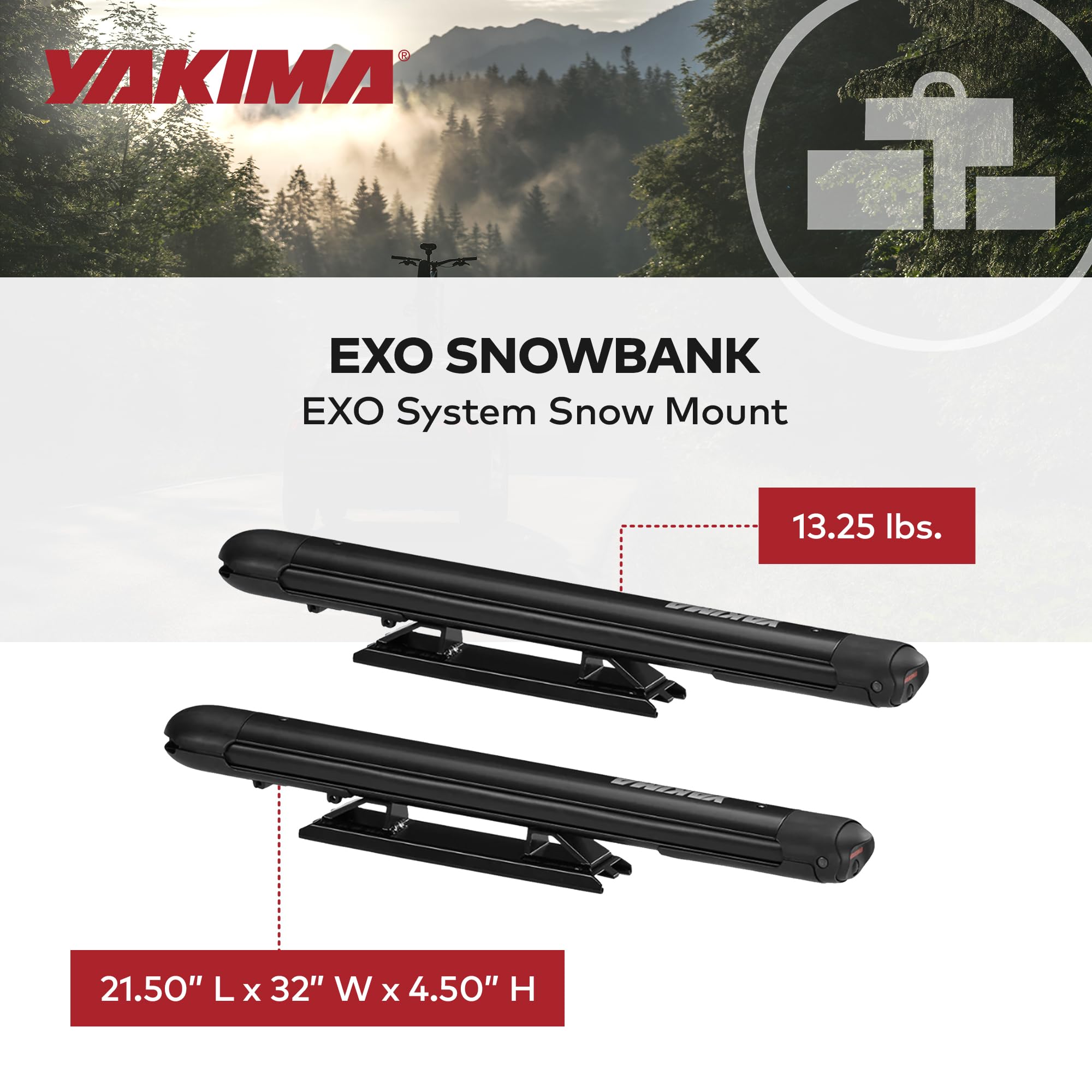 Amazon.co.jp: スキー スノーボード ヒッチキャリア EXO SnowBank EXO 