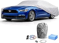 Vista 20 de Fundas para Automóvil Resistentes a la Intemperie Max Car Cover & Warranty Compatible con Ford 1979-2004 Mustang – Funda Exterior Cable Antirrobo
