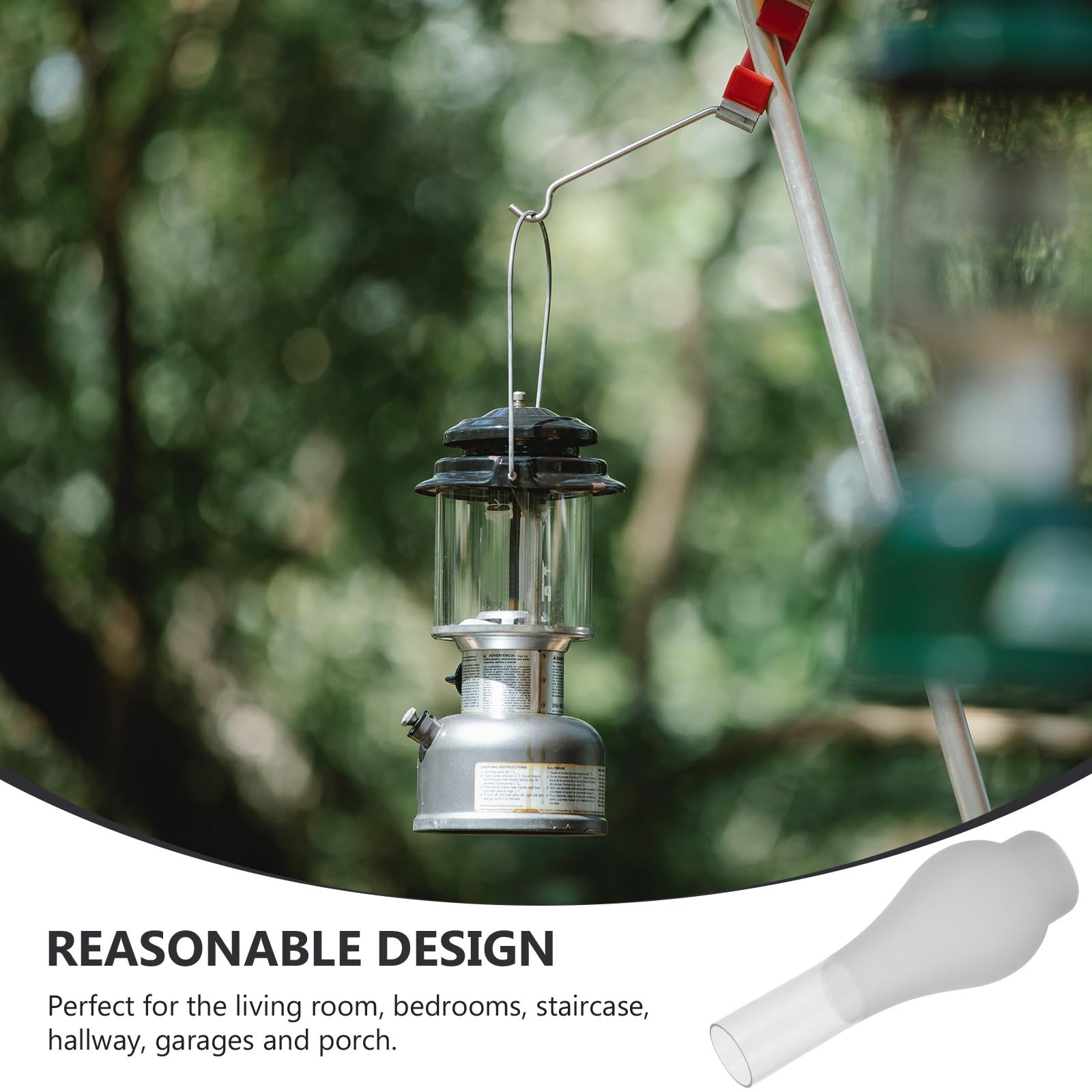 Paralume in Vetro Satinato per Lampada a Olio Vintage Coperchio Antivento per Lampada a Cherosene da Interno Sostituzione Paralume 74 CM Diffusione Luce Calda per Arredamento