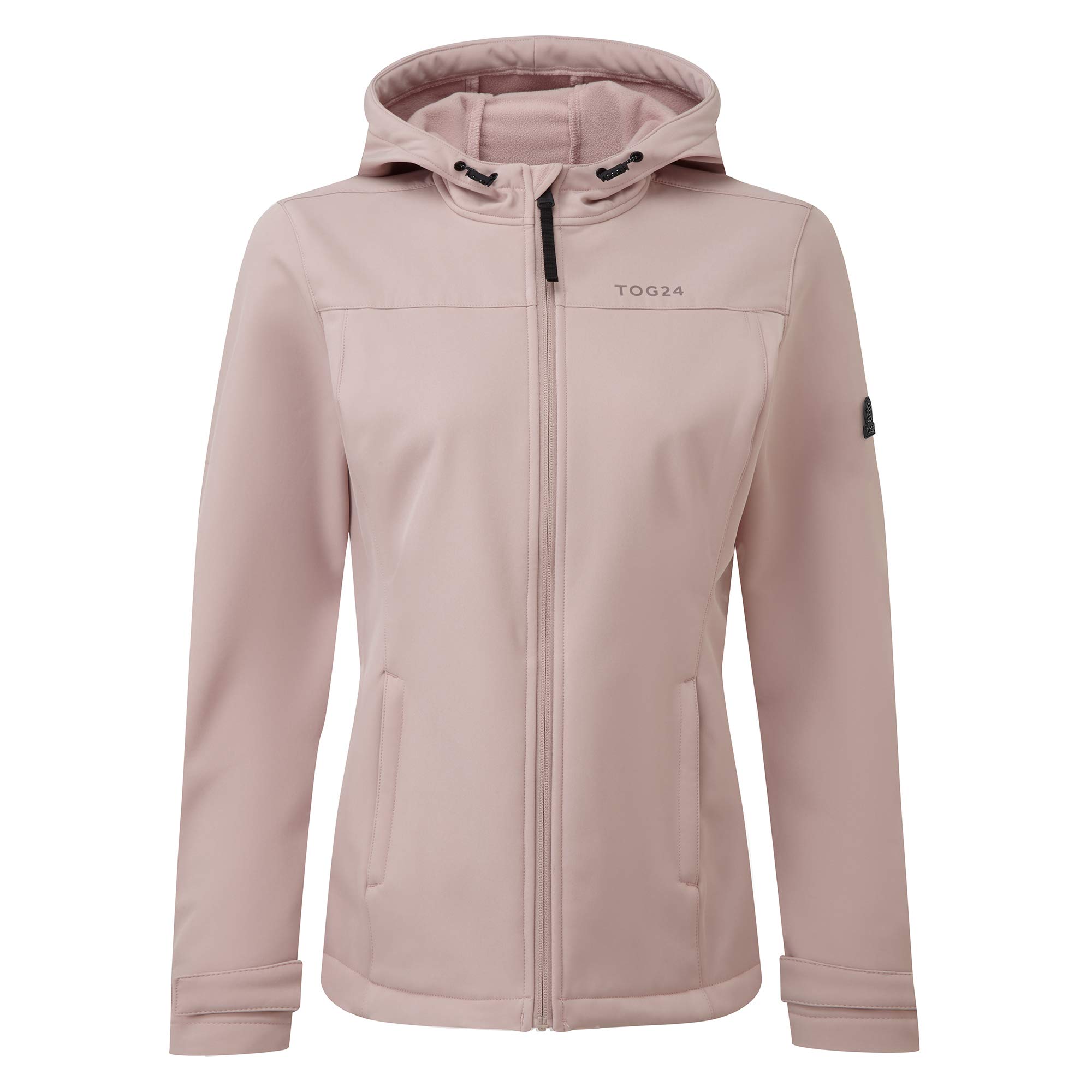 TOG24 Keld Softshelljacke Damen Wasserdicht Regenjacke Fleece Gefütterte Übergangsjacke Leichte Atmungsaktiv Wanderjacke Fahhradjacke mit Kapuze zum Laufen, Wandern
