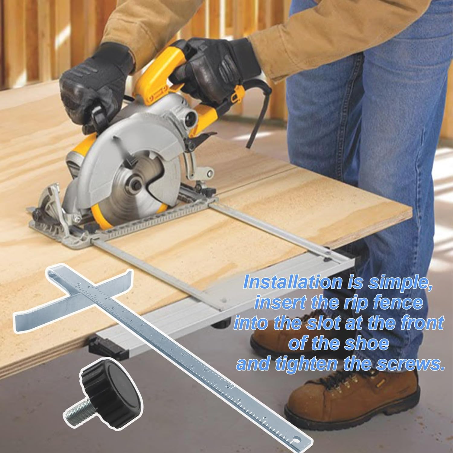 DW3278 Circular Saw Rip Fence For DEWALT DCS570P1 DCS570B DCS575T2-AR Circular Saw