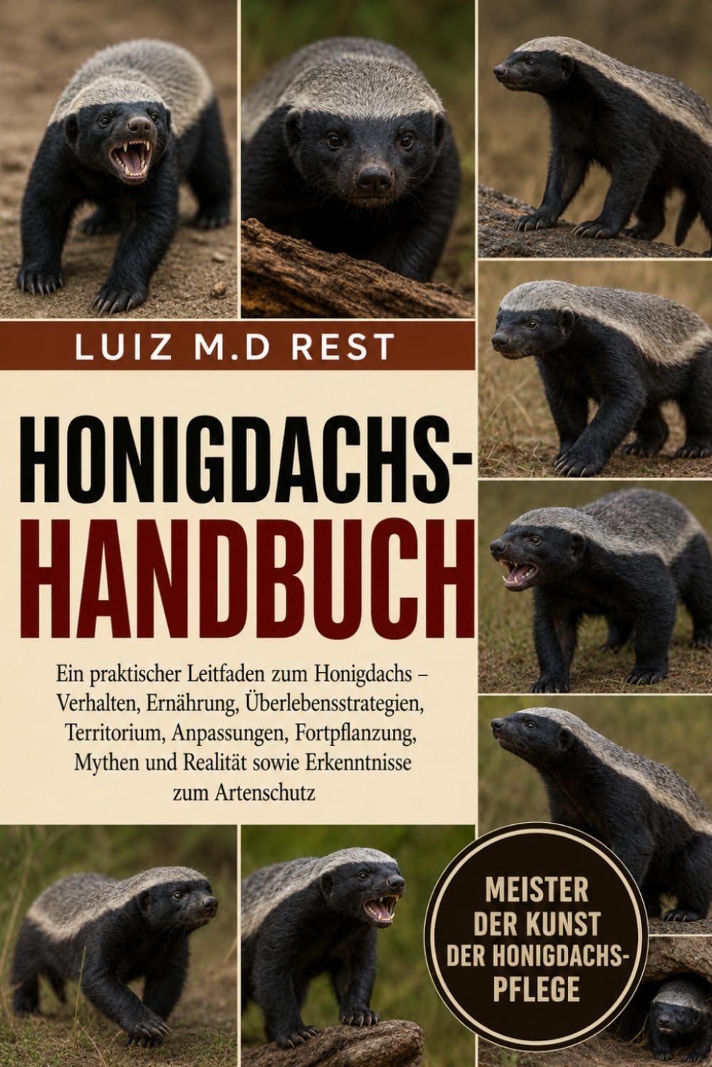 HONIGDACHS-HANDBUCH: Ein praktischer Leitfaden zum Honigdachs – Verhalten, Ernährung, Überlebensstrategien, Territorium, Anpassungen, Fortpflanzung, ... Erkenntnisse zum Artenschutz (German Edition)