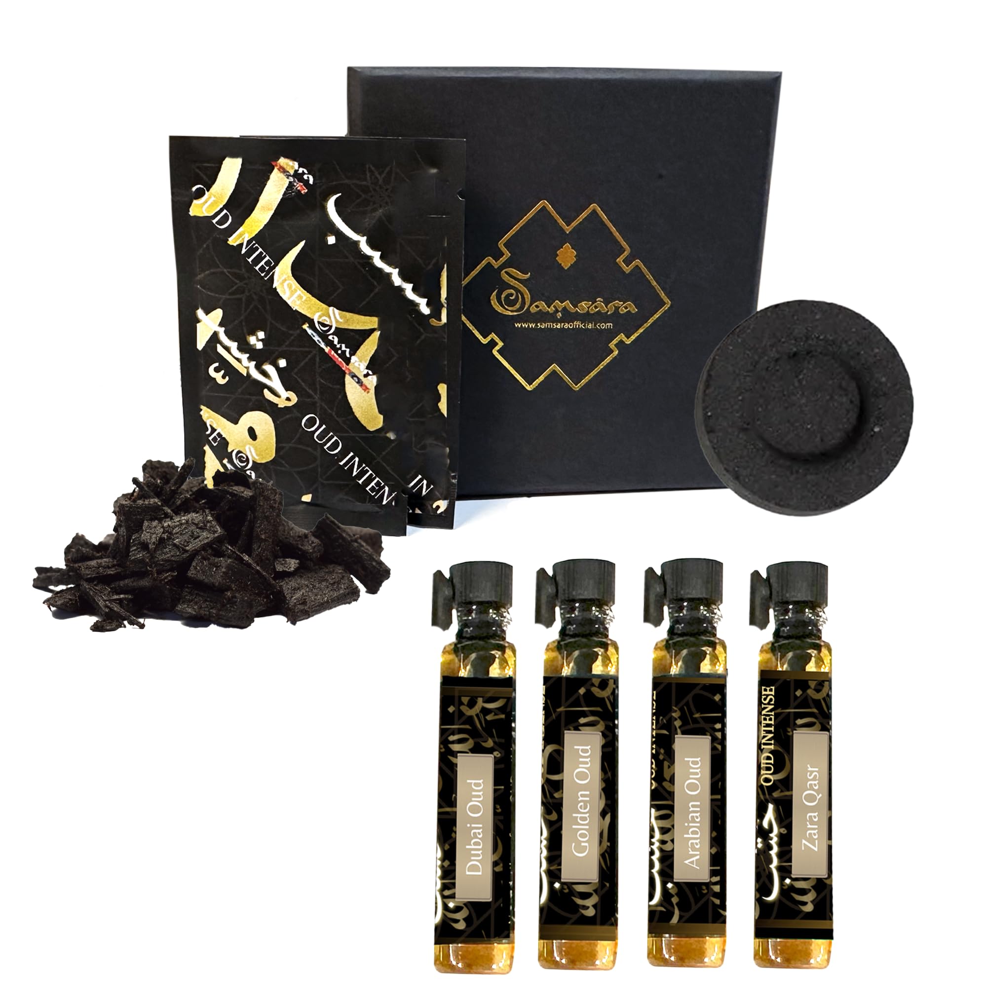 Profumo Arabo [Formato in Olio - Senza Alcol ] Profumo Arabo Donna e Uomo – Fragranza Intensa - Persistente - Naturale - Autentica | Oud per Corpo - Capelli - Tessuti | Mini Formato - 12 ml