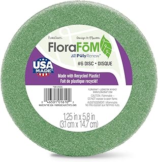 FloraCraft FloraFōM Disc 1.25 Inch x 5.8 Inch Green
