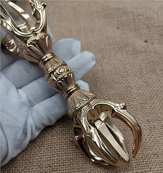 Amazon｜五鈷杵 長さ16cm チベット密教法具/金剛杵/ヴァジュラ