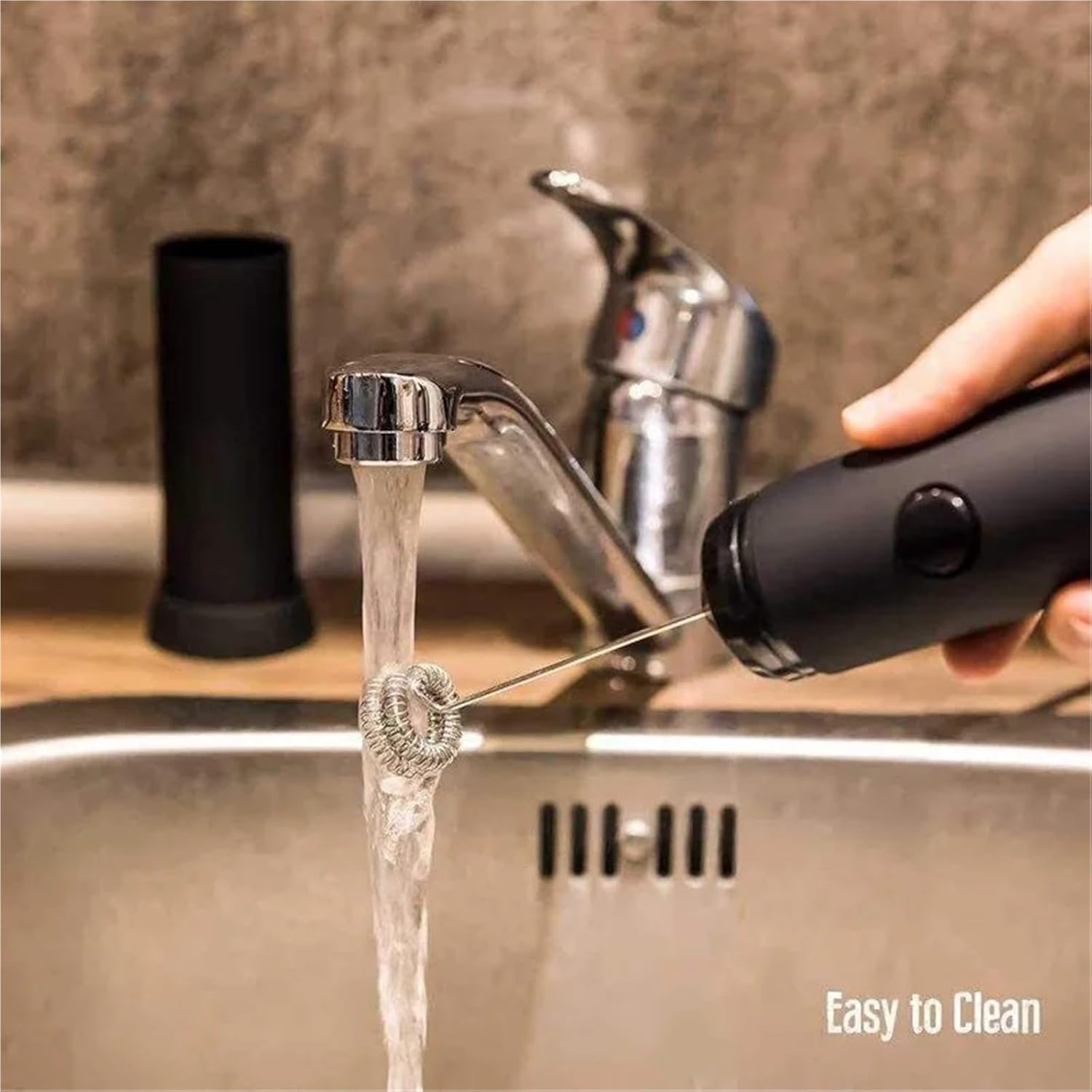 Electric Milk Frother Multifunction Powerful Double Spring Eggbeater Household Milk Coffee Food Mixer Blender Kitchen Whisk Tool