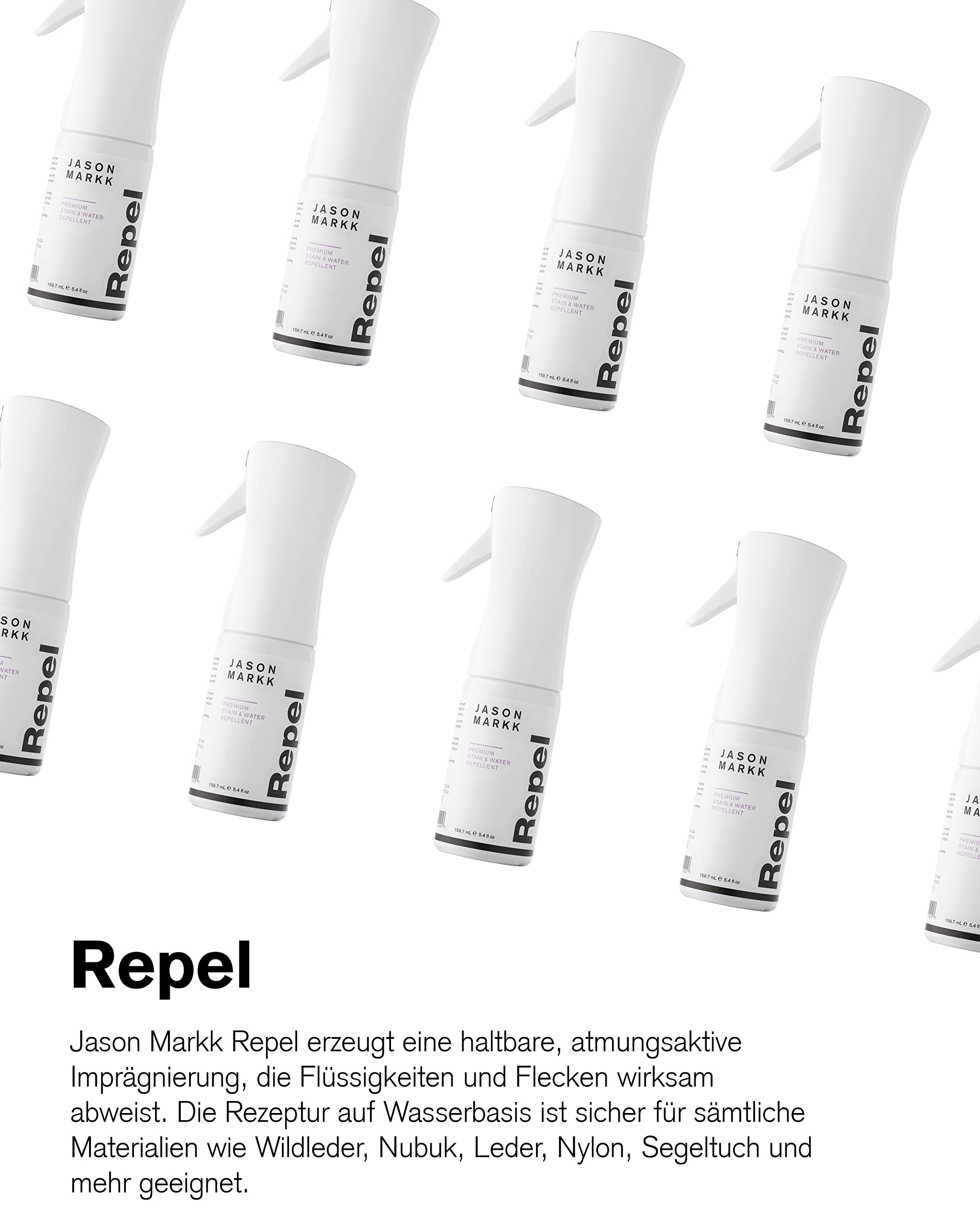Jason Markk Schuhbürste und 8oz/236ml Tiefenreiniger im Set - Zur Reinigung und Pflege von Schuhen und verschiedenen Materialien