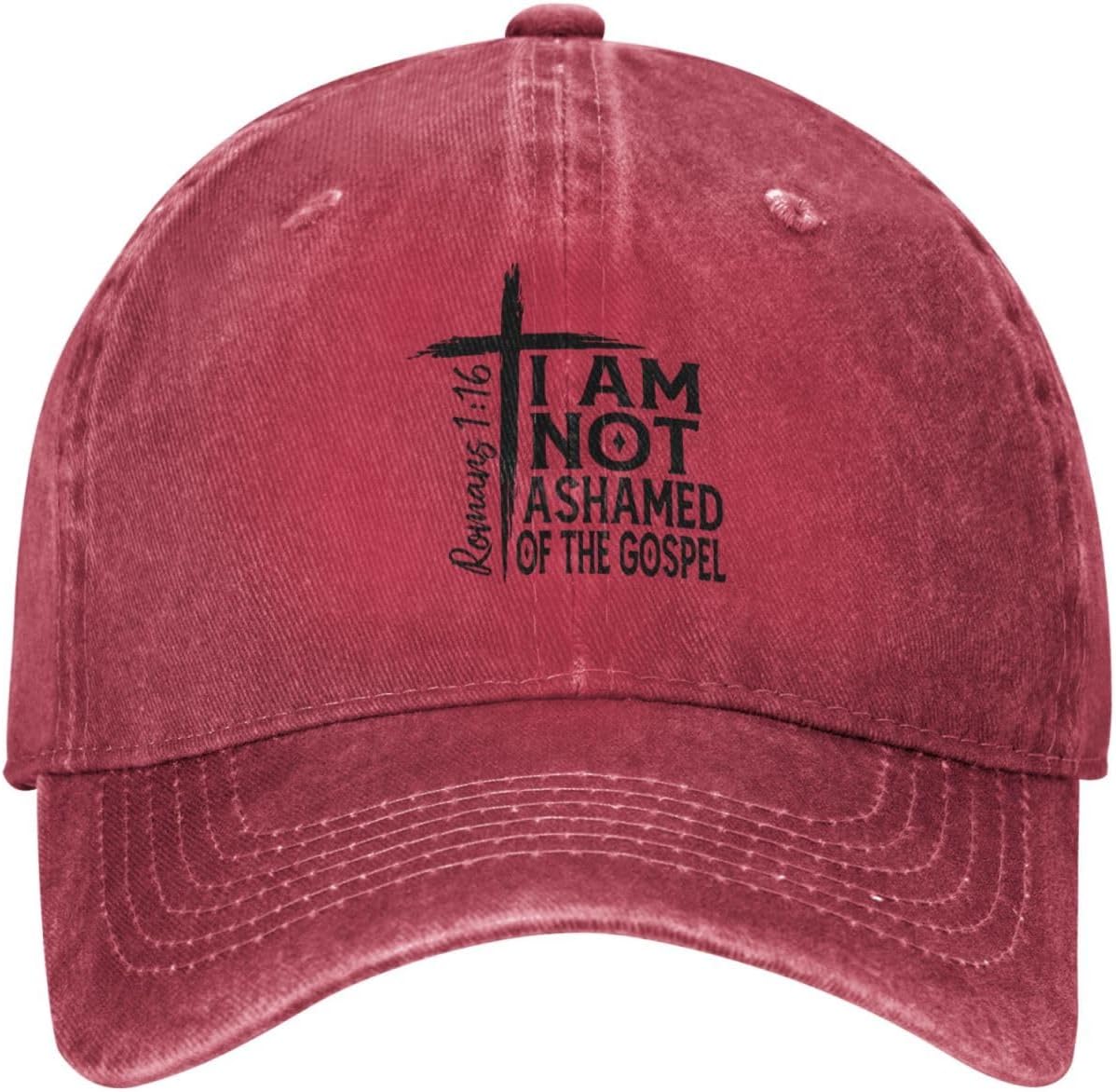 Not Ashamed Hat Baseball Caps for Men and Women Adjustable Hats Black - Image 2