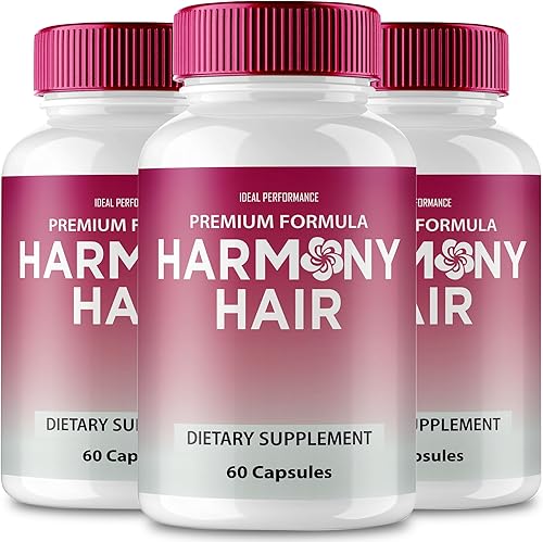 Harmony - Cápsulas de crecimiento del cabello, pastillas de suplemento Harmony para la salud del cabello, extra fuerza, las cápsulas HarmonyHair