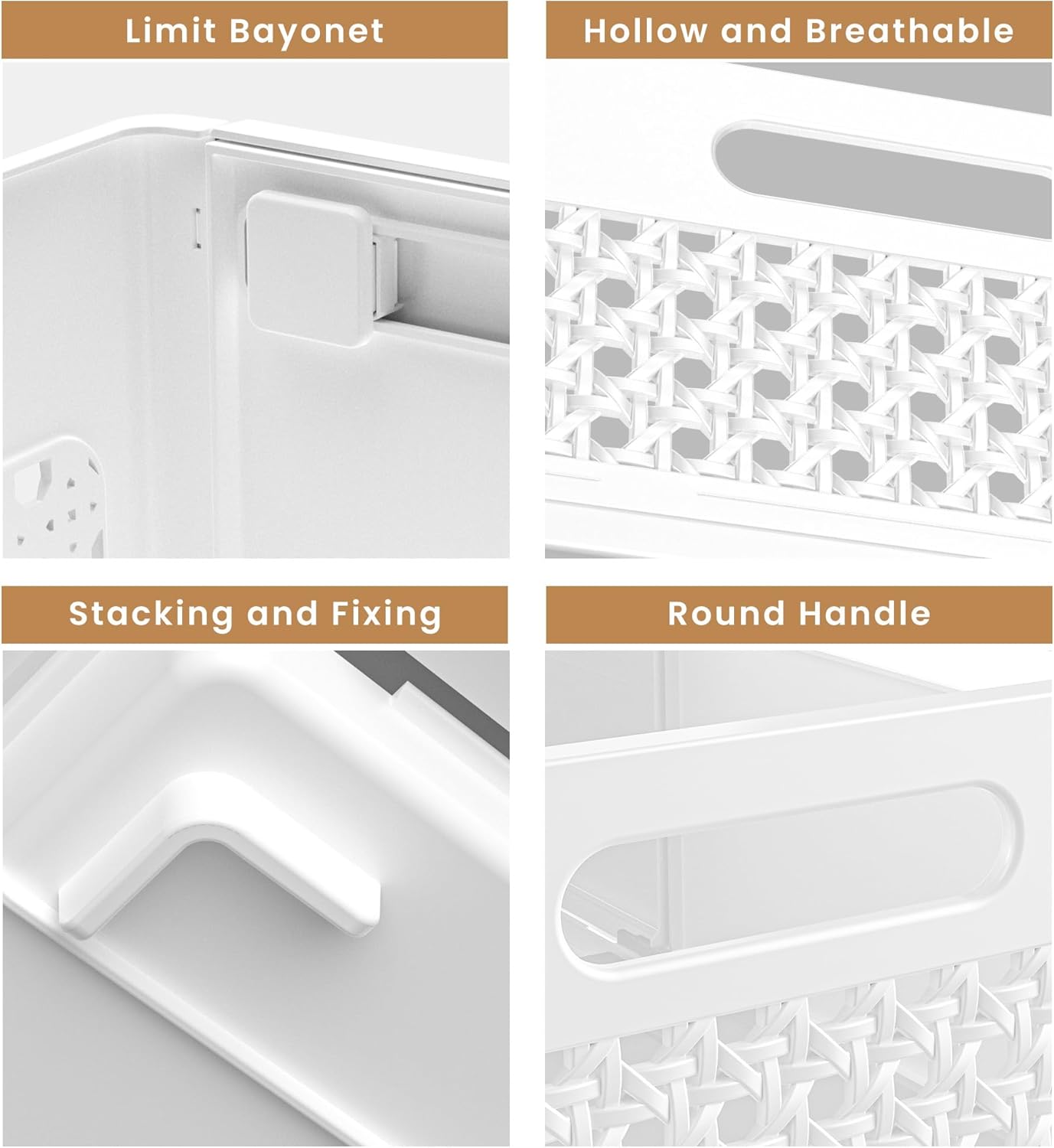 Closet Organizers and Storage, 2 Pack Stackable Storage Drawers, Plastic expandable Closet Storage Bins for Bathroom Kitchen Laundry Room Wardrobe Office.