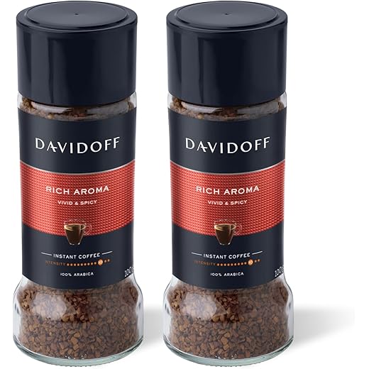 Davidoff Rich Aroma Instant Coffee 10/12 Intensity Granule J
