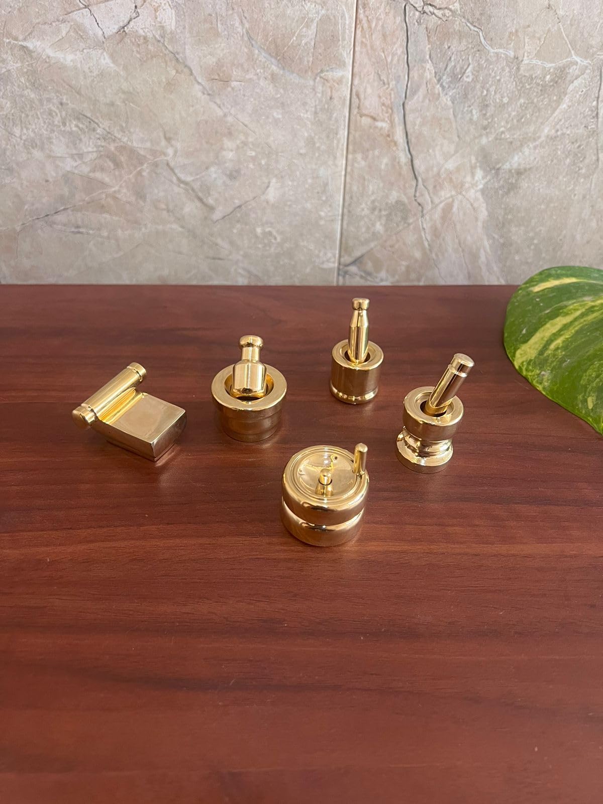 Miniature for Pooja (Set of 5) Grahapravesam and Traditional Home, Brass, Fun Filled Toy Kitchen Playsets Brass Gowramma Set/Gowri Pooja Set/varalaxmi Pooja Set (B0D426GVBR) Amazon Price History, Amazon Price Tracker