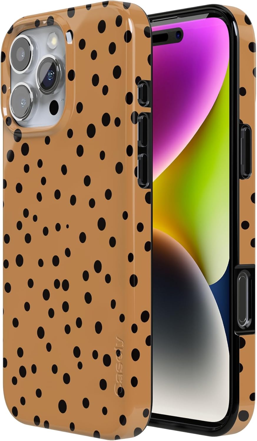 Casely iPhone 16 Pro Case | Spot On | Dotted Animal Print | Compatible with MagSafe | Classic Ultra Slim Design