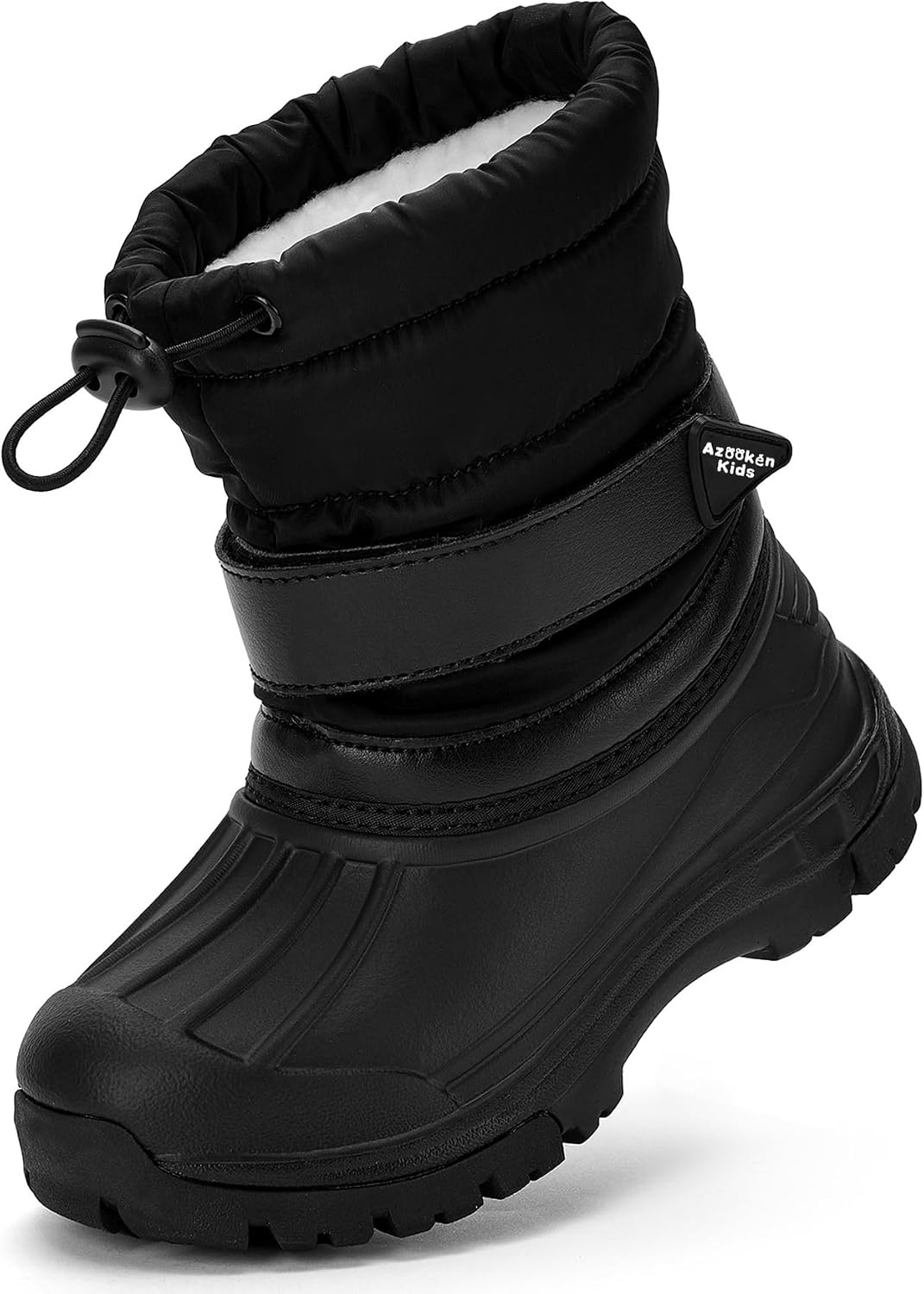 Azooken Boys Girls Snow Boots Kids Winter Boot Waterproof Outdoor Sport Insulated Winter Shoes(Little kids/Big Kids)