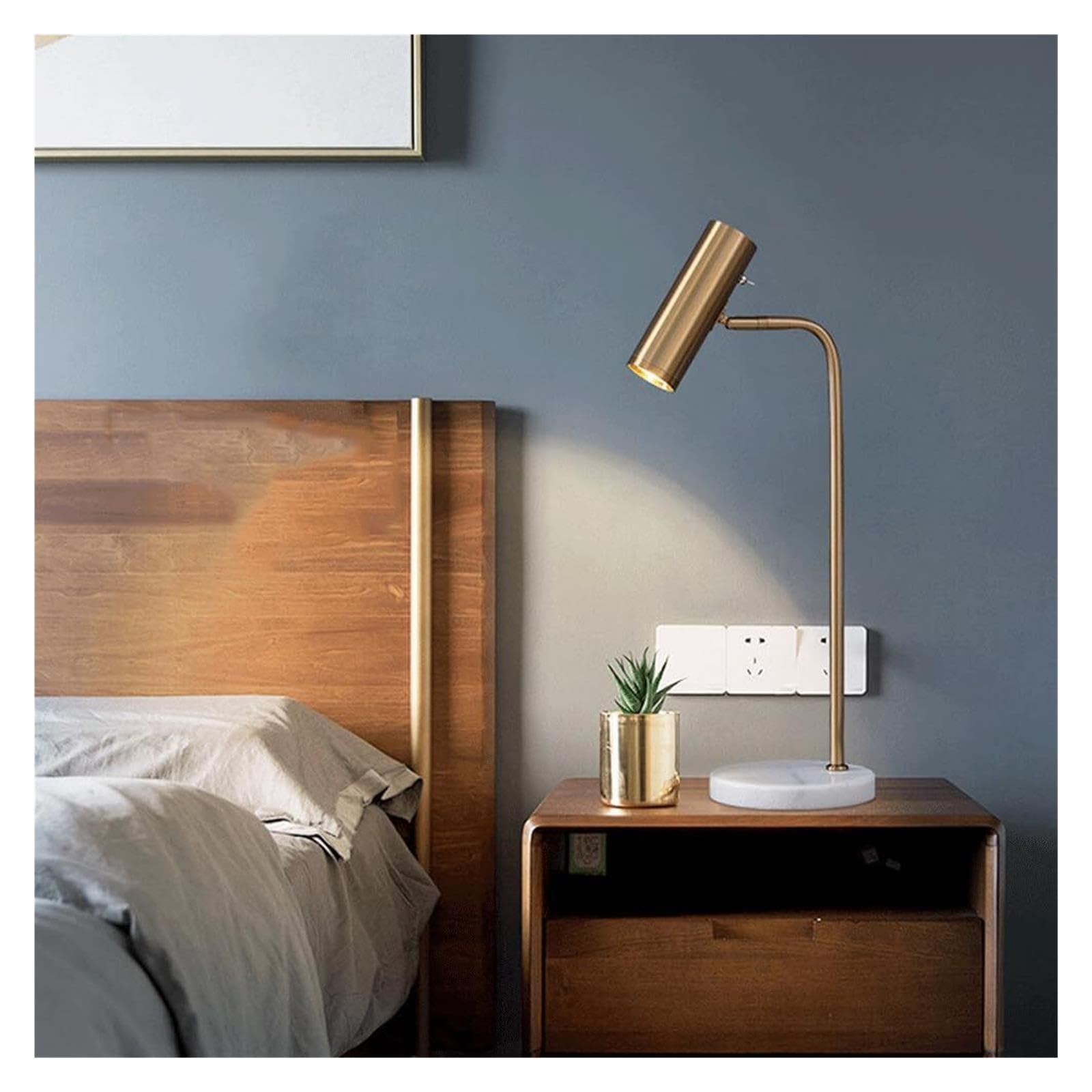Lámpara de escritorio LED con foco ajustable de 90 grados flexo escritorio