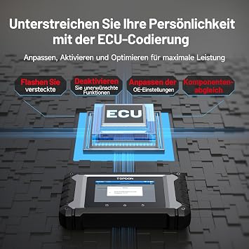 أداة تشخيص السيارات TOPDON ArtiDiag EU OBD2 لمرسيدس بنز/BMW/VAG فقط ترميز وحدة التحكم الإلكترونية عبر الإنترنت التحكم ثنائي الاتجاه تشخيص النظام الكامل جميع وظائف إعادة الضبط تحديثات مجانية مدى الحياة