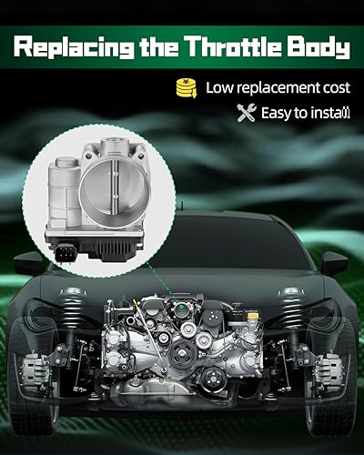 Miniatura 4 de SCITOO Cuerpo del acelerador 67-0001 Acelerador automotriz apto para Nissan 350Z 3.5l 03-06, para Nissan para Altima 3.5l 02-06, para Nissan para