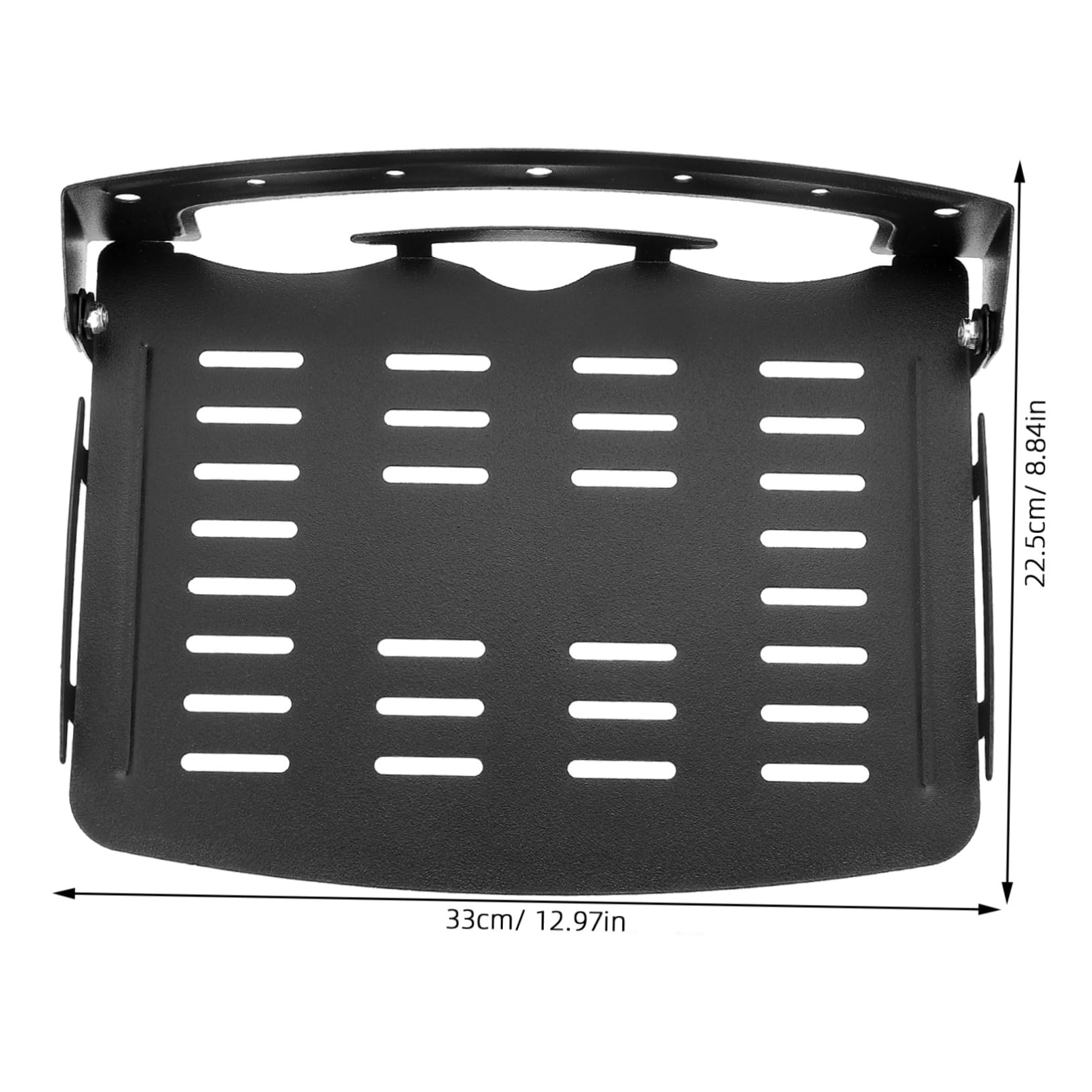DOITOOL Support Mural Acier Renforcé pour Routeur et Écran TV Étagère de Rangement Polyvalente pour et Appareils Noir