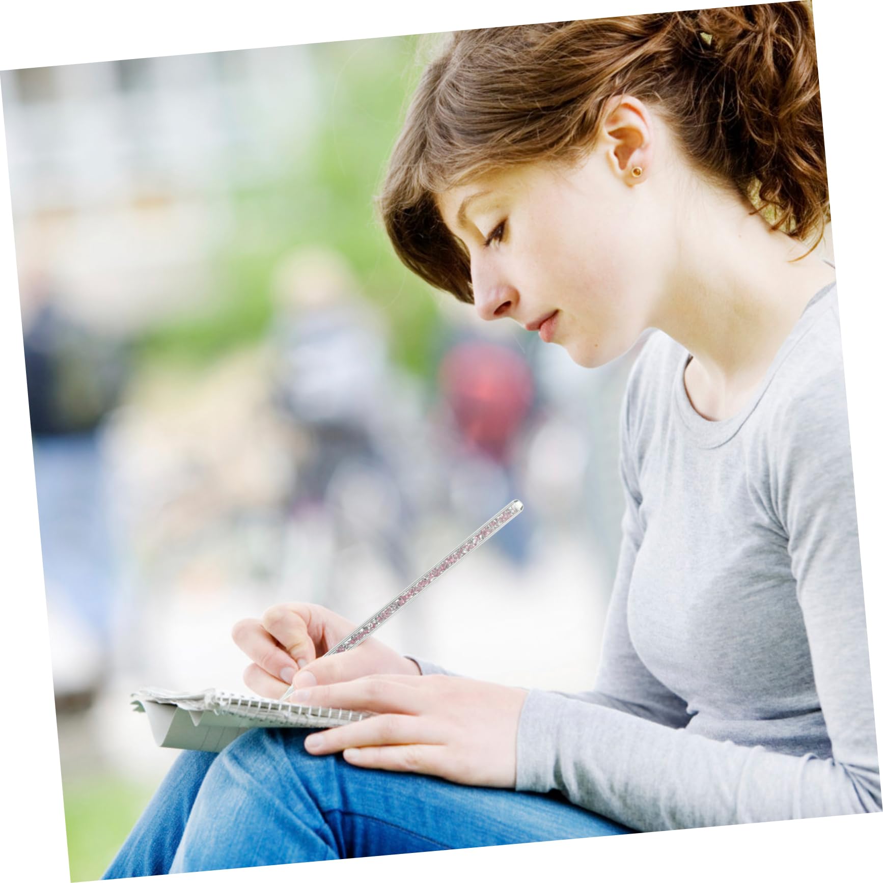 HOMSFOU 5 Sätze Kalligraphie Glasstifte Teiliges Dip Pen Eleganter Kristallstift Für Kreative Schreibarbeiten Für Familie Freunde Und Kollegen 4 Stück * 5