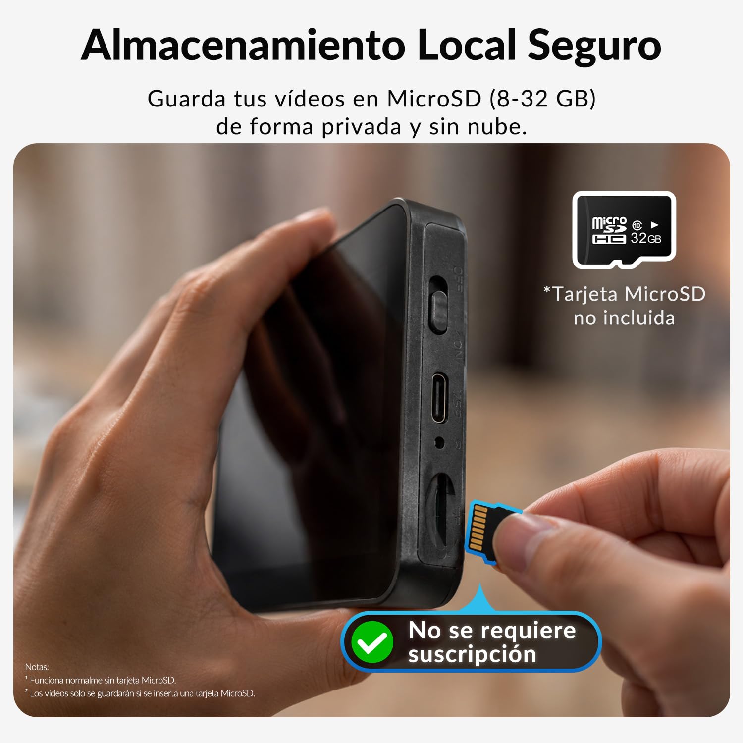 Zeerkeer Timbre Inalámbrico con Cámara y Pantalla 4.5" Sin WiFi | Detección PIR, Monitorización Manual, 170° Gran Angular, Batería de 4000mAh, Impermeable IP65, Audio Bidireccional