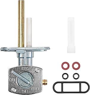 Fuel Valve Petcock Compatible with SUZUKI DRZ 125 DRZ125 2003-2007, Upgraded Assembly Replacement Part, Fuel Tank Petcock Shut Off Valve Switch