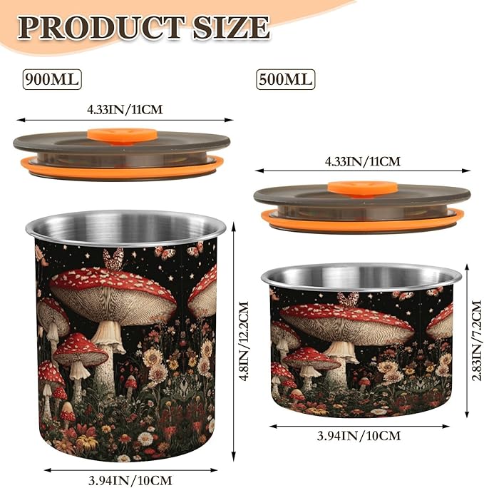 Contenedor de Alimentos Acero Inoxidable 900ml con Tapa Hermética miniatura 3