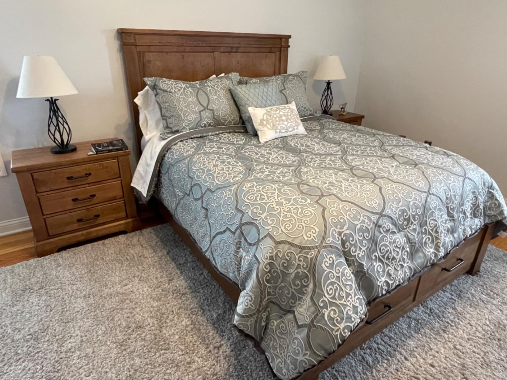 9/mo Finance Madison Park Lavine Cozy Bed in a Bag Comforter Set, Traditional Luxe Jacquard