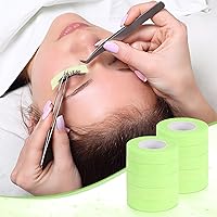 Vista 5 de UPINS 24 rollos de cinta de pestañas, cinta de tela microporosa transpirable para suministros de extensión de pestañas (verde)