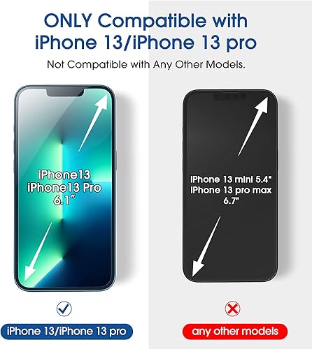 Miniatura 2 de UNBREAK Ultra 9H+ - Protector de pantalla para iPhone 1313 Pro de 6.1 pulgadas alineación automática de 30 segundos e instalación rápida + 1