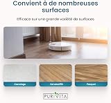 PURIVITA Robot Floor Cleaner Cleaning Agent [2 x 1L] – Cleaning Agent for Robot Vacuum Cleaner & Mop Robot – Cleaner Suction Mop – Vacuum Cleaner Robot Cleaner Concentrate - 3