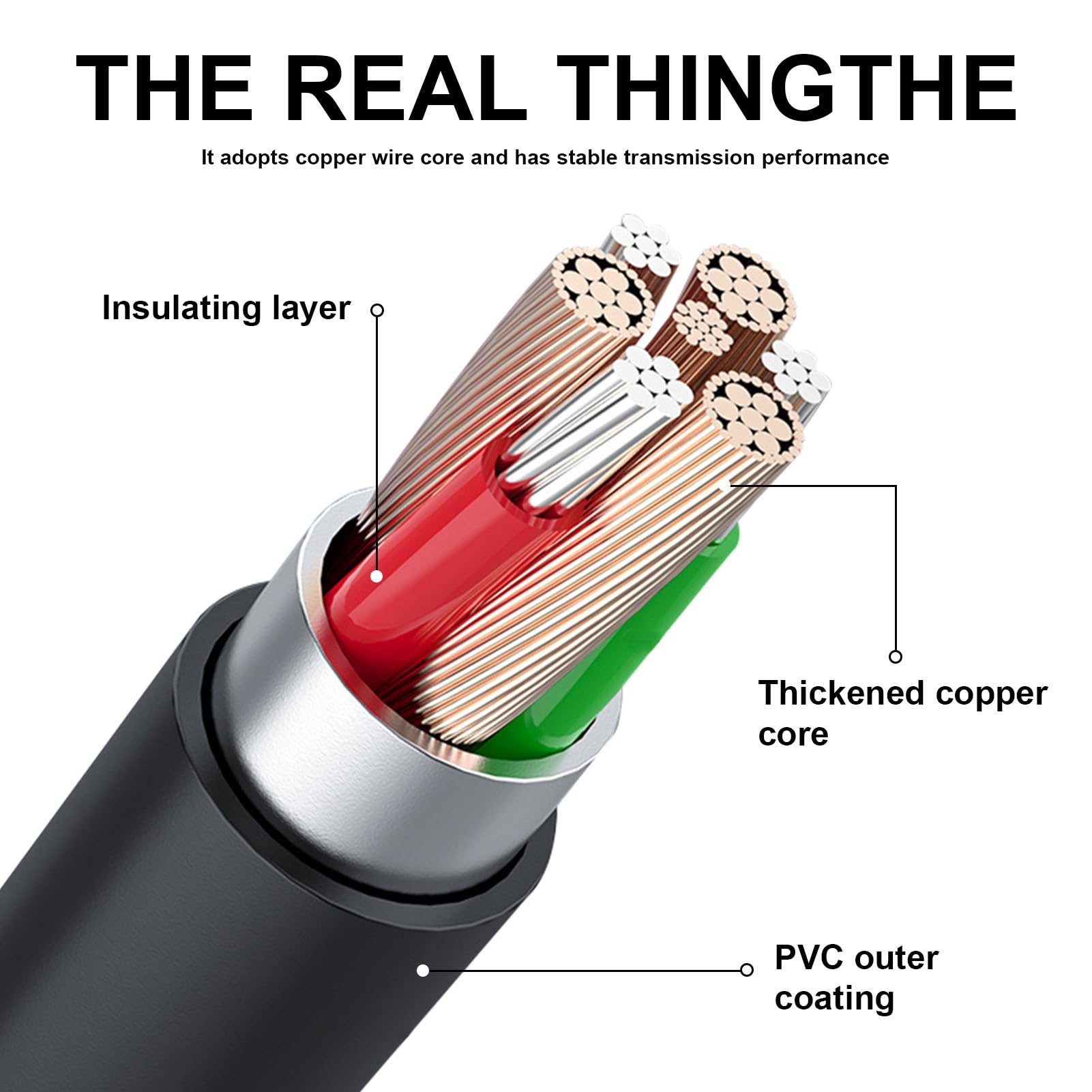 kwinfei 3PCS Black Connectors 6 Inch Guitar Patch Cables 1/4" TS Mono Right Angle Pedal Cords - Image 4
