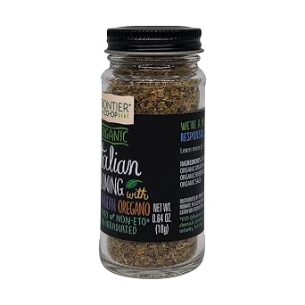 Frontier Italian Seasoning Certified Organic, 0.64-Ounce Bottle