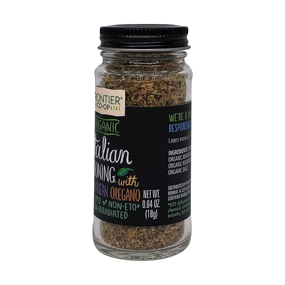 Frontier Italian Seasoning Certified Organic, 0.64-Ounce Bottle