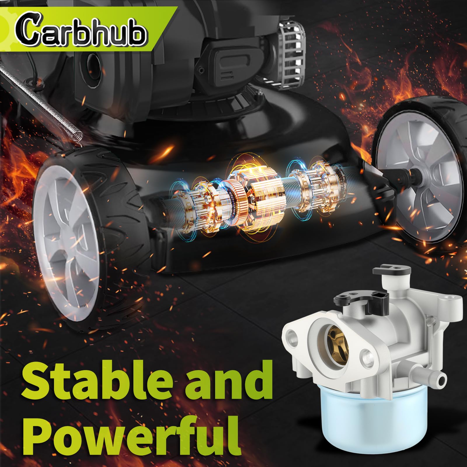 Carbhub 675 190cc Carburetor for Craftsman Gold 6.25 6.75 HP