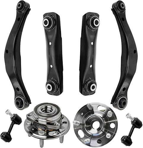 Miniatura 524 de Detroit Axle - Kit de cubos de rodamiento de rueda delantera de 6 piezas para Dodge Dart 2013-2016, Chrysler 200 2015-2017, 2 cojinetes de rueda