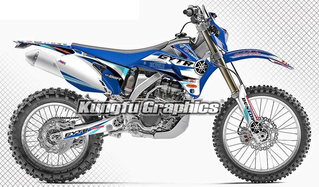 Race Tech Plastic Kit For Yamaha WR450F / WRF450 - 2007-2011 - 6-Piece Multicolor - View #3