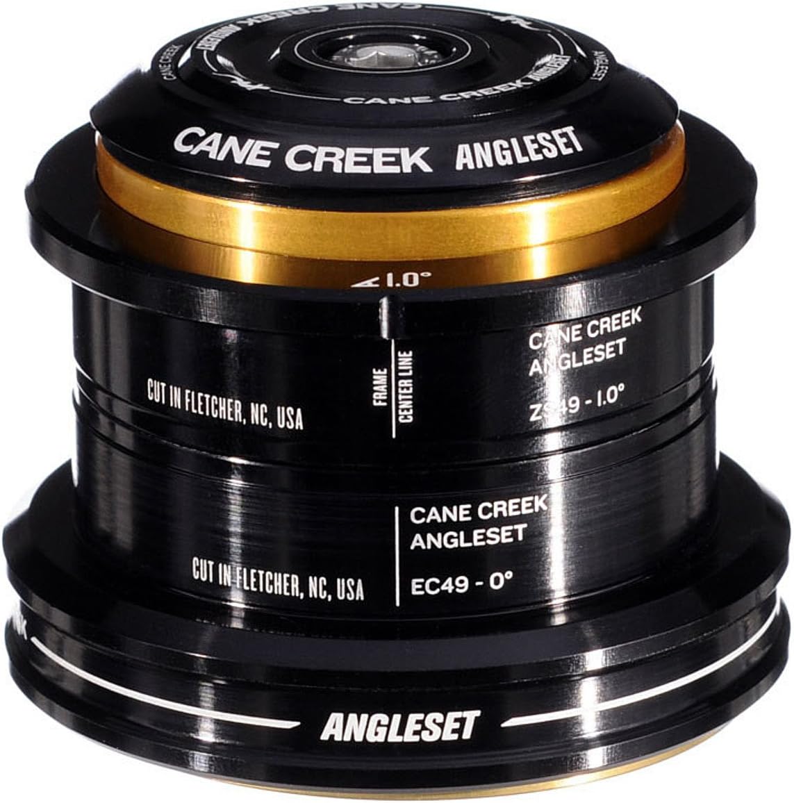 Cane Creek ZS49/EC49 AngleSet Tapered Headset Kit